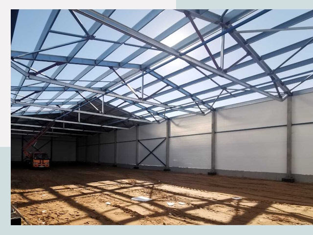 Строительство сенохранилищ в Зеленодольске