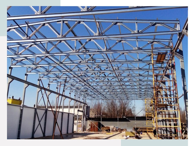 Строительство цехов в Зеленодольск от 621 руб. под ключ