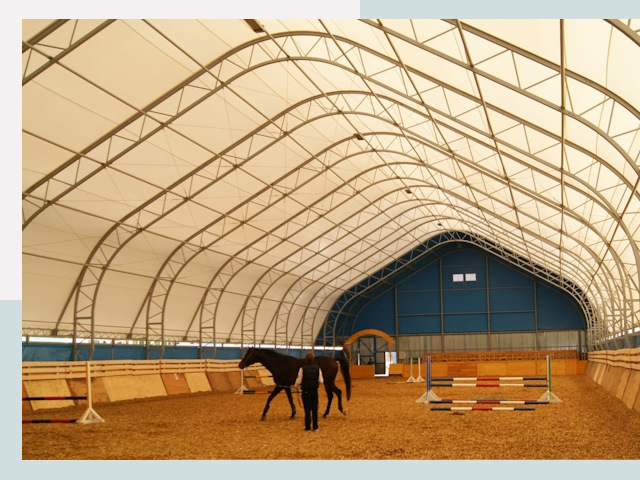 Строительство конных манежей в Зеленодольске