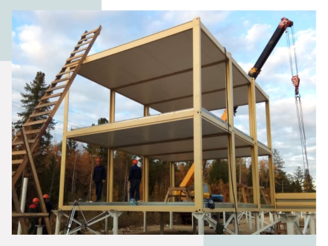 Строительство модульных здания Зеленодольск