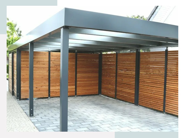 Навесы для парковки в Зеленодольске