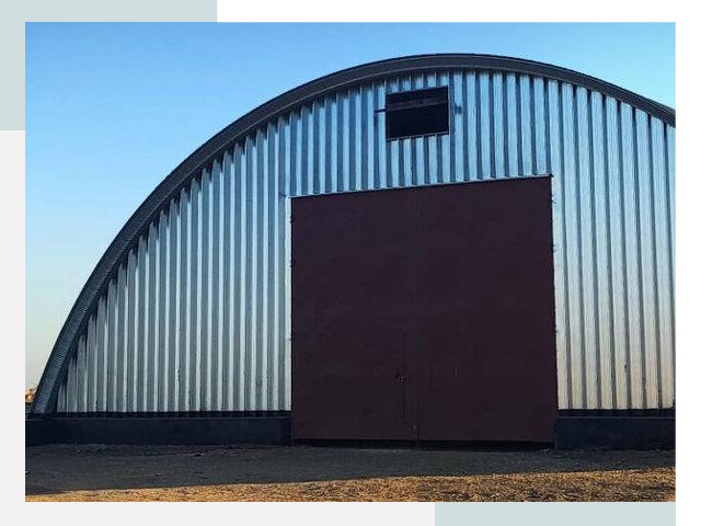 Бескаркасные ангары в Зеленодольске