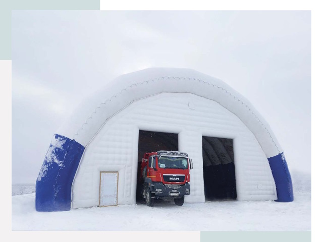 Мобильные ангары в Зеленодольске