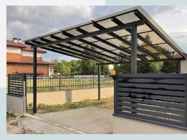 Металлические навесы в Зеленодольск от 621 руб. за м²