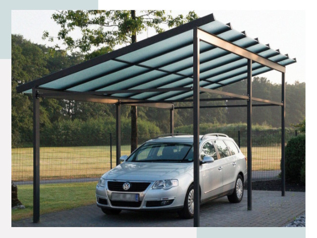 Навесы для автомобилей в Зеленодольске