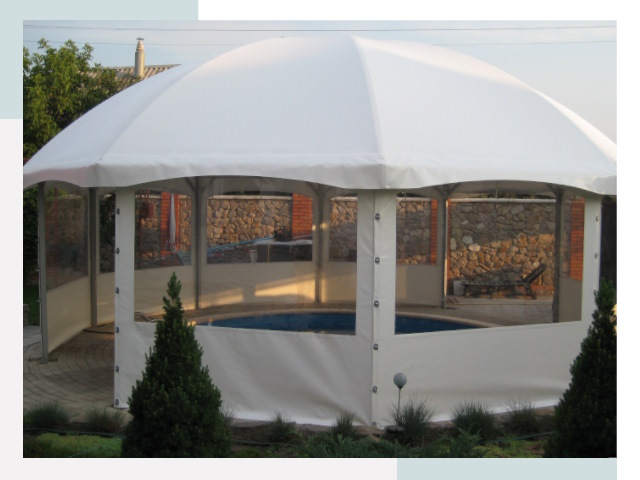 Тентовые павильоны в Зеленодольске