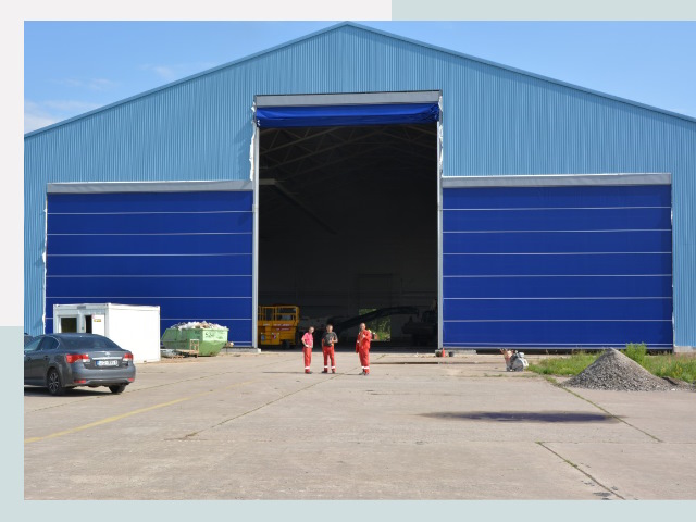 Ангарные ворота в Зеленодольск от СтальСтрой-Злн по цене 621 руб.