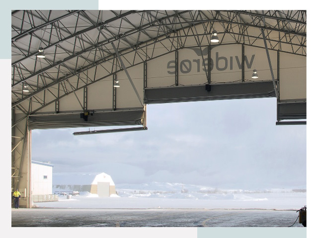 Ворота для ангаров в Зеленодольске