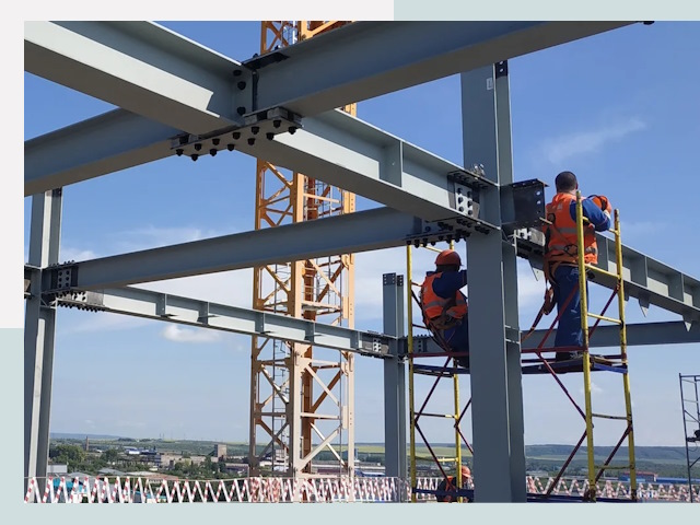 Монтаж металлоконструкций в Зеленодольске