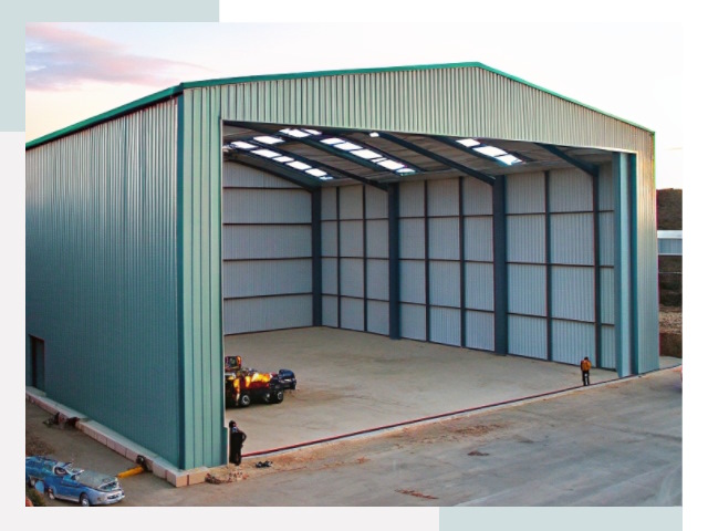 Строительство ангаров в Зеленодольске