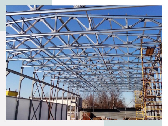 Металлокаркасы для складов в Зеленодольске