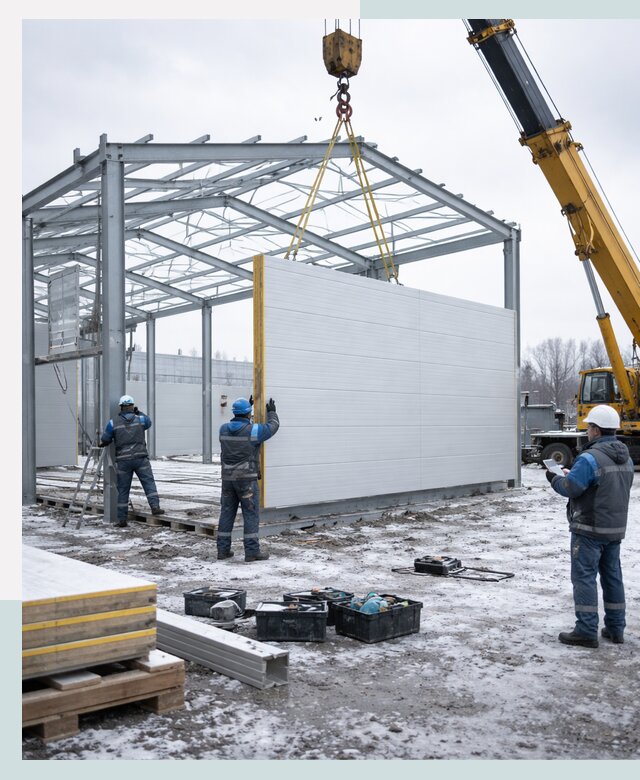 Строительство холодильных складов под ключ в Зеленодольске