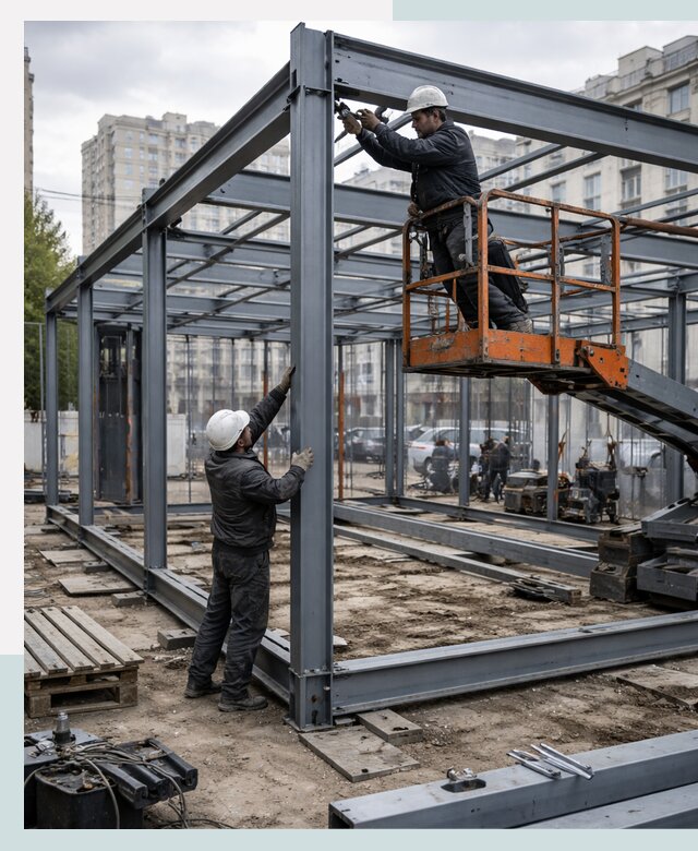 Строительство и монтаж торговых павильонов под ключ в Зеленодольске