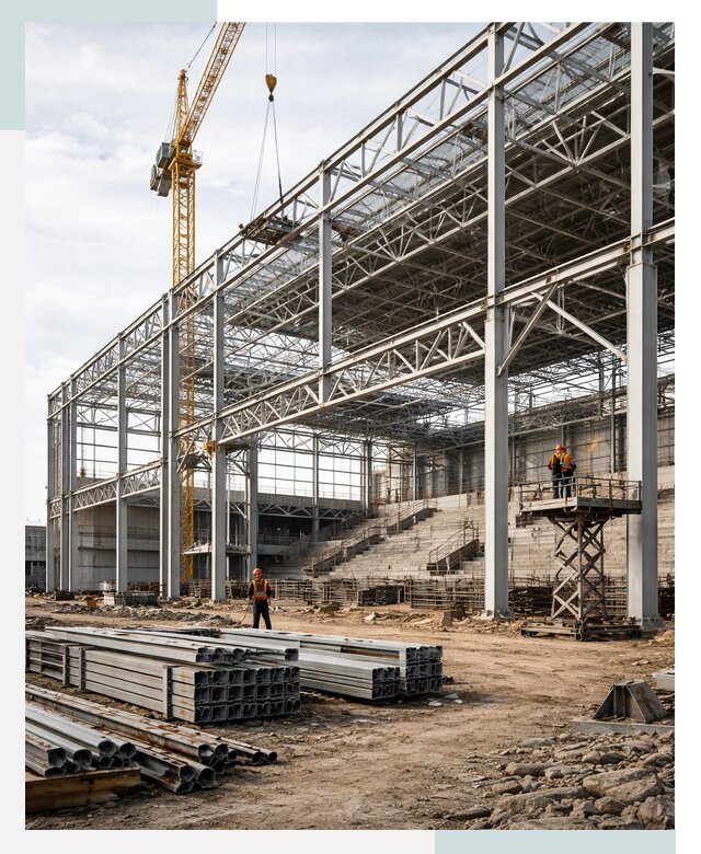 Строительство спортивных комплексов в Зеленодольске от 31050 р. | СтальСтрой-Злн