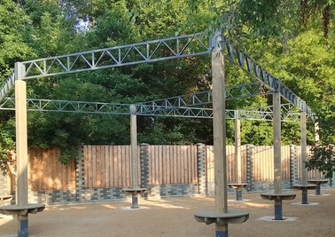 Терраса из металлоконструкций под ключ, проектирование, изготовление и монтаж от СтальСтрой-Злн